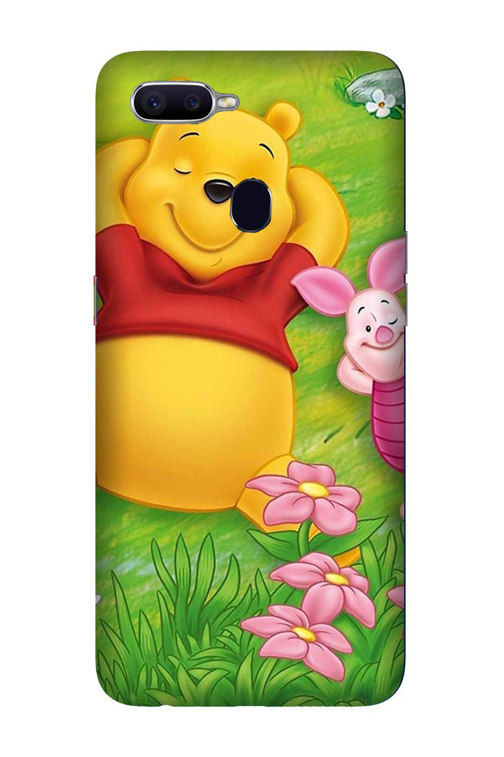 Winnie The Pooh Mobile Back Case for Oppo R15 Pro  (Design - 348)
