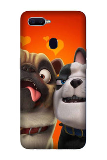 Dog Puppy Mobile Back Case for Oppo F9  (Design - 350)