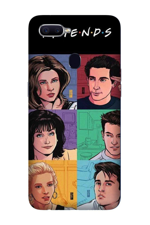 Friends Mobile Back Case for Oppo A5s  (Design - 357)