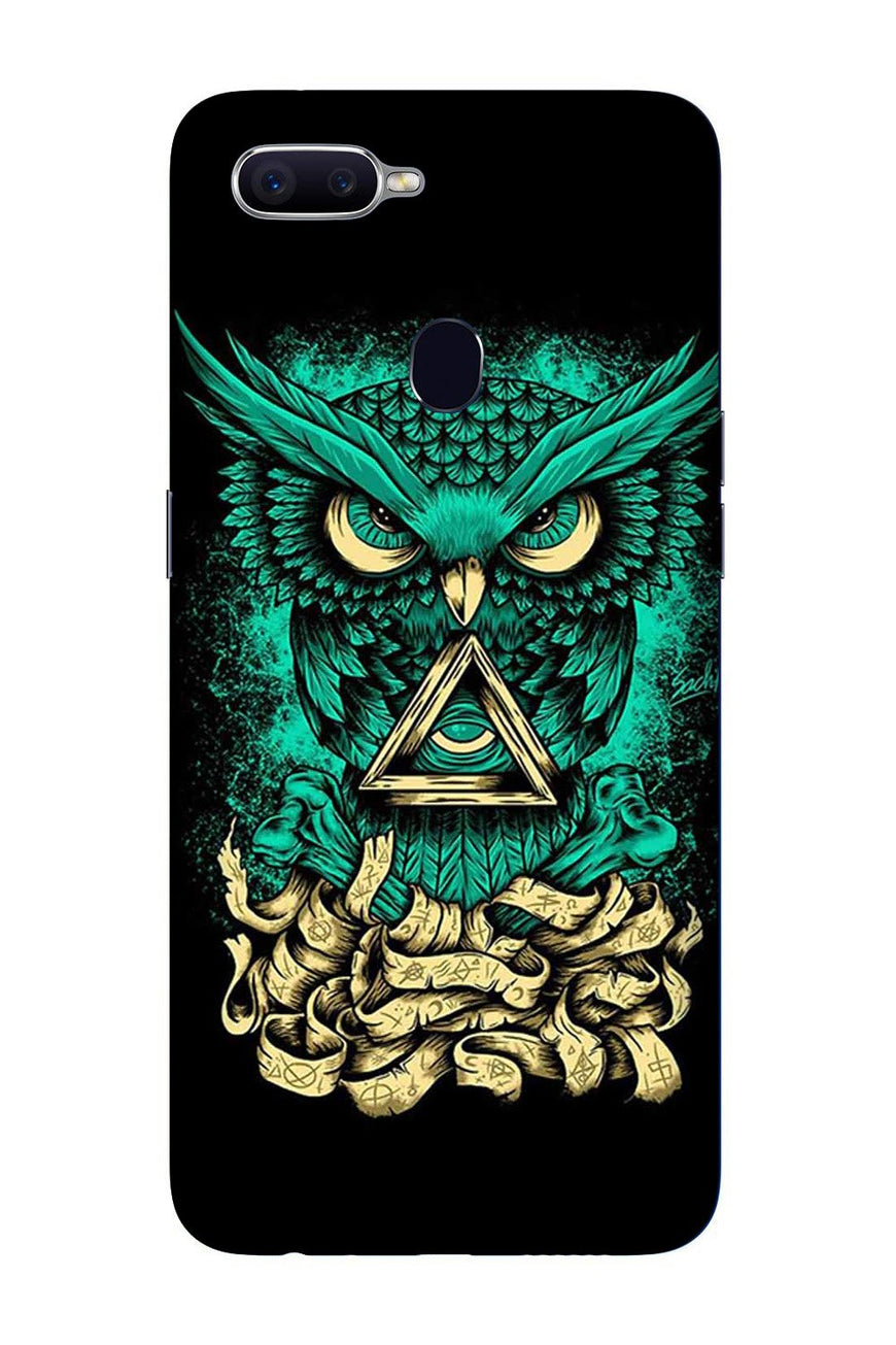 Owl Mobile Back Case for Oppo A5s  (Design - 358)