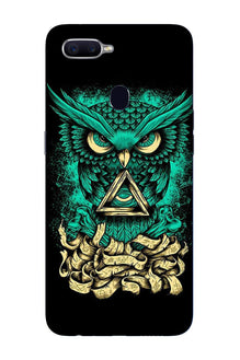 Owl Mobile Back Case for Oppo A5  (Design - 358)