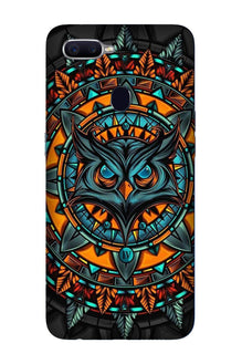 Owl Mobile Back Case for Oppo A12 (Design - 360)