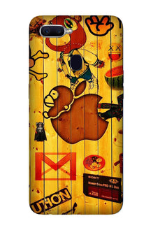 Wooden Texture Mobile Back Case for Oppo R15 Pro  (Design - 367)