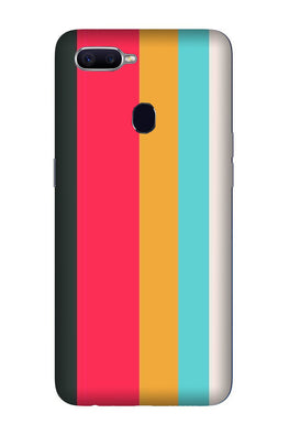 Color Pattern Mobile Back Case for Oppo R15 Pro  (Design - 369)