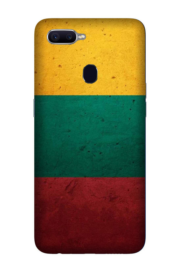 Color Pattern Mobile Back Case for Realme 2  (Design - 374)