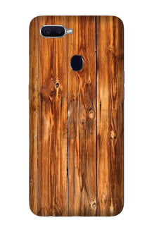 Wooden Texture Mobile Back Case for Realme 2  (Design - 376)