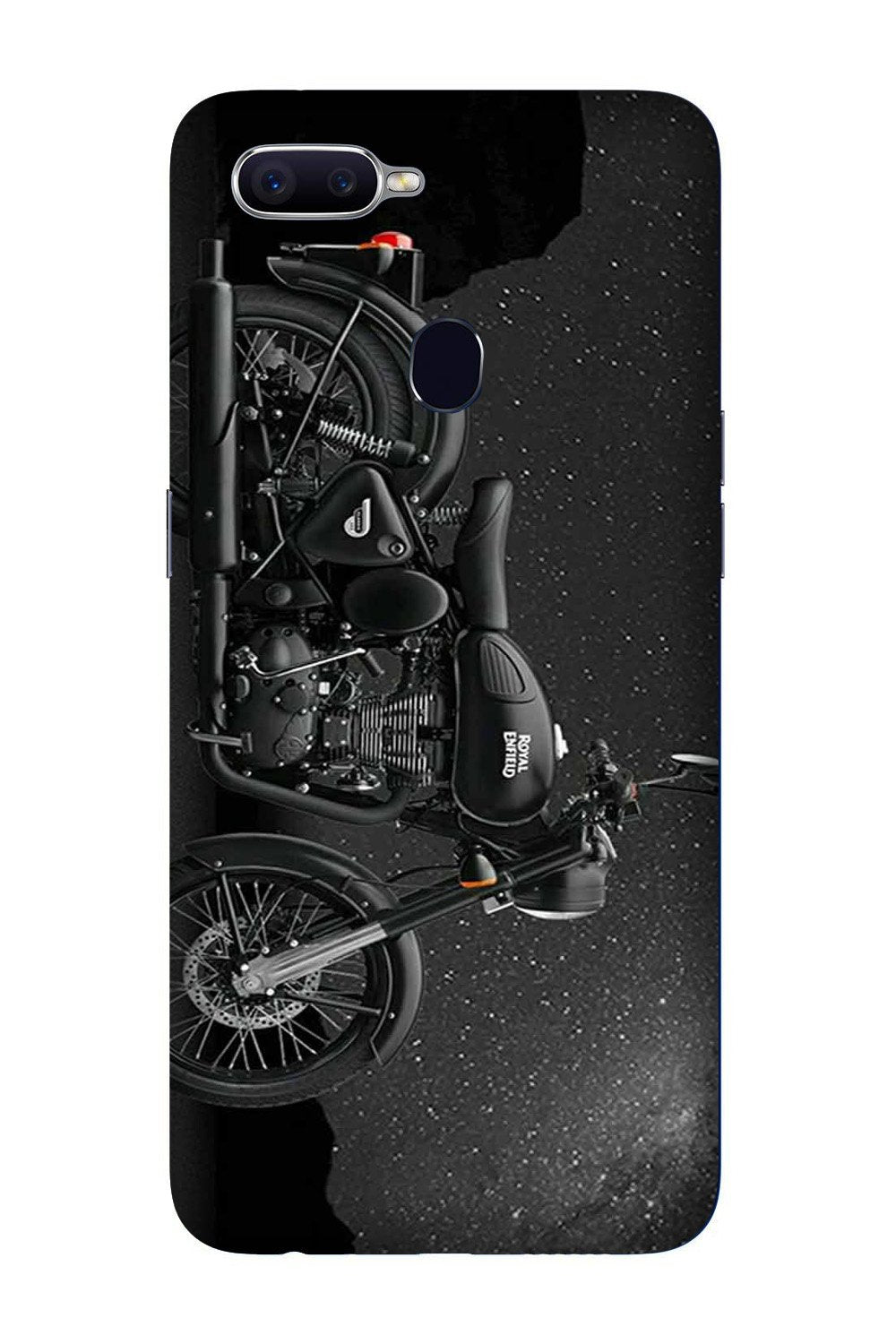 Royal Enfield Mobile Back Case for Oppo A5s  (Design - 381)