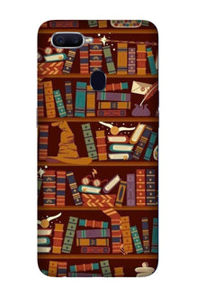 Book Shelf Mobile Back Case for Oppo R15 Pro  (Design - 390)
