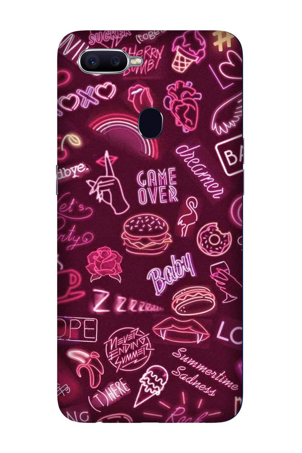 Party Theme Mobile Back Case for Oppo R15 Pro  (Design - 392)