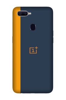 Oneplus Logo Mobile Back Case for Oppo A7  (Design - 395)