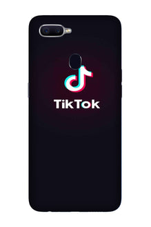 Tiktok Mobile Back Case for Oppo F9  (Design - 396)