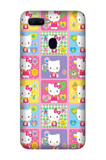 Kitty Mobile Back Case for Oppo A7  (Design - 400)
