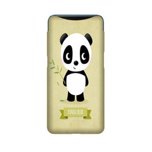 Panda Bear Mobile Back Case for Oppo Find X  (Design - 317)