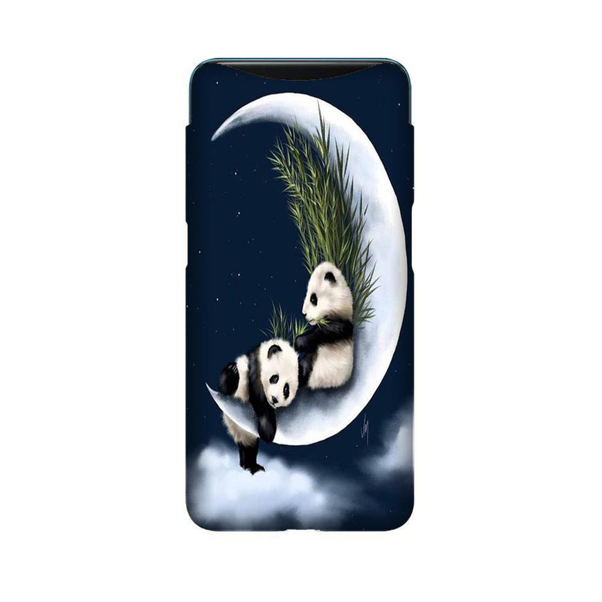Panda Moon Mobile Back Case for Oppo Find X  (Design - 318)