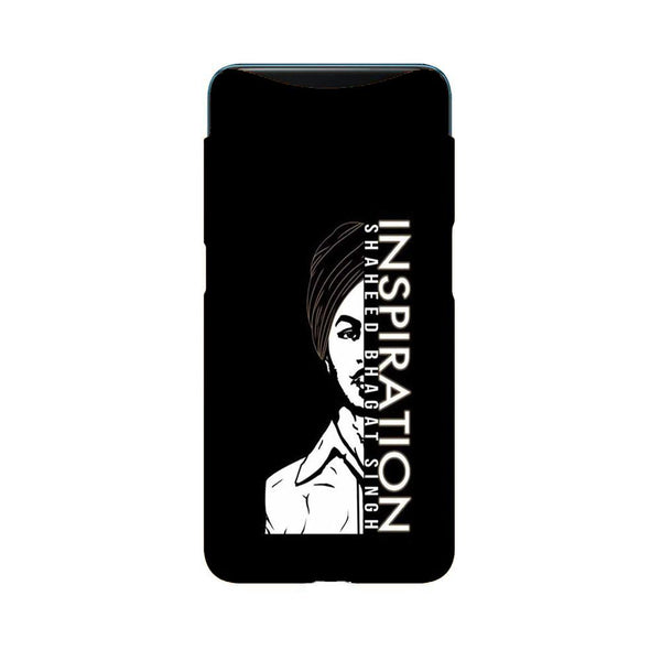 Bhagat Singh Mobile Back Case for Oppo Find X  (Design - 329)