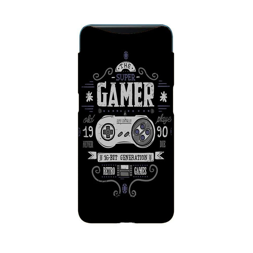 Gamer Mobile Back Case for Oppo Find X  (Design - 330)