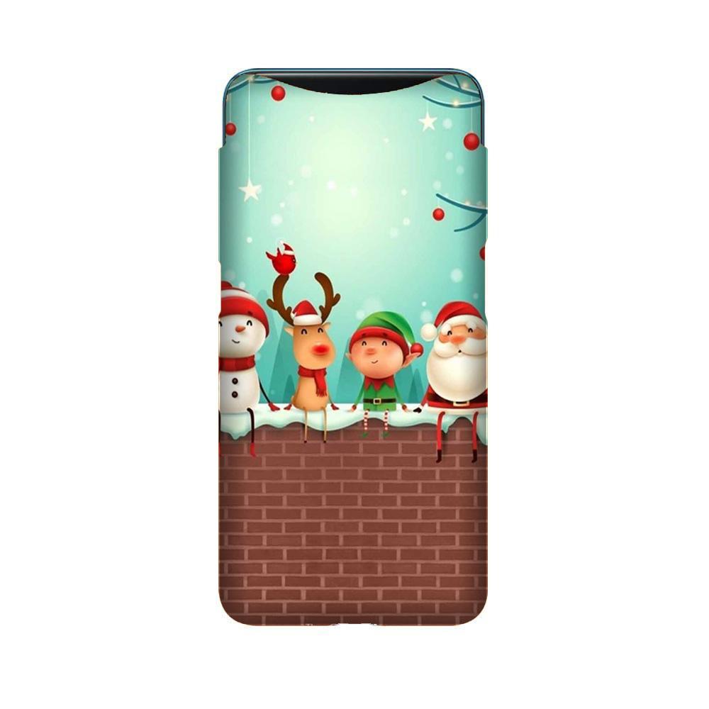 Santa Claus Mobile Back Case for Oppo Find X  (Design - 334)