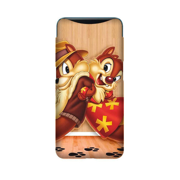 Chip n Dale Mobile Back Case for Oppo Find X  (Design - 335)