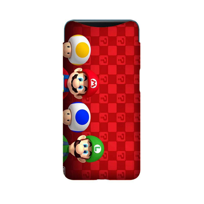 Mario Mobile Back Case for Oppo Find X  (Design - 337)