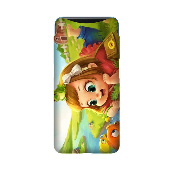 Baby Girl Mobile Back Case for Oppo Find X  (Design - 339)