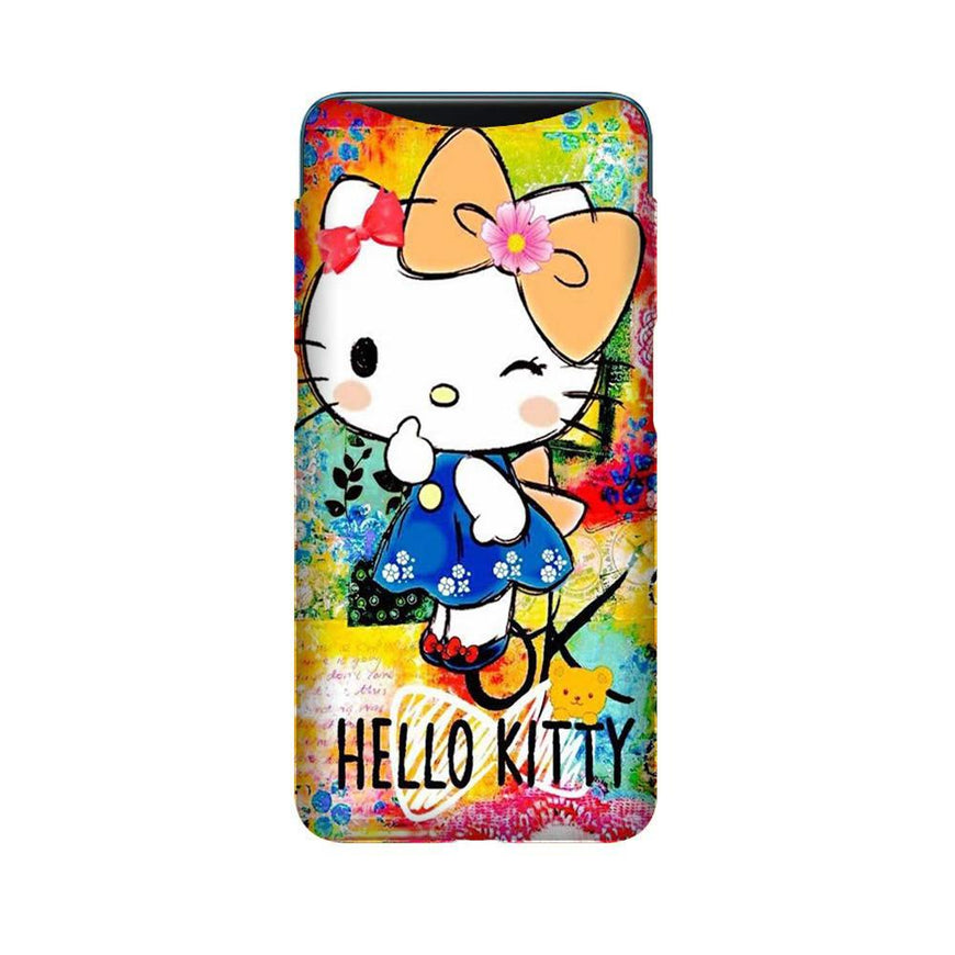Hello Kitty Mobile Back Case for Oppo Find X  (Design - 362)