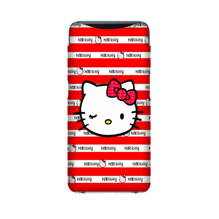 Hello Kitty Mobile Back Case for Oppo Find X  (Design - 364)