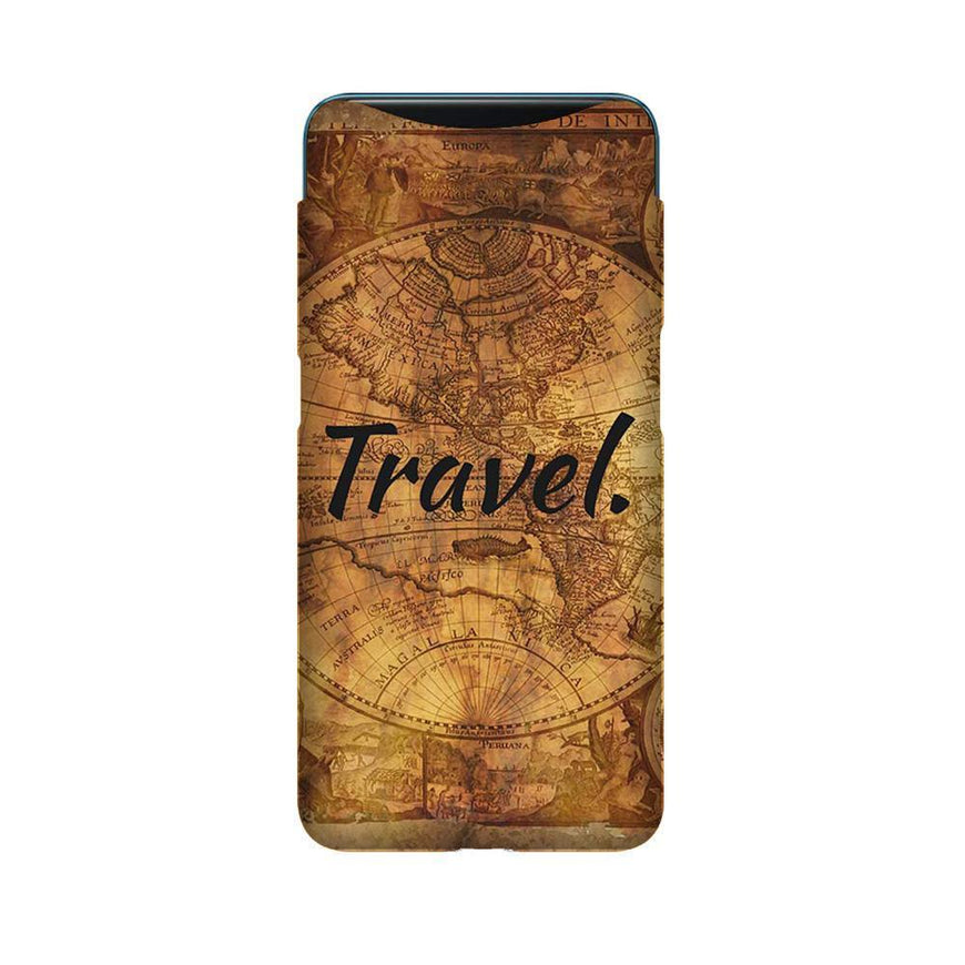 Travel Mobile Back Case for Oppo Find X  (Design - 375)