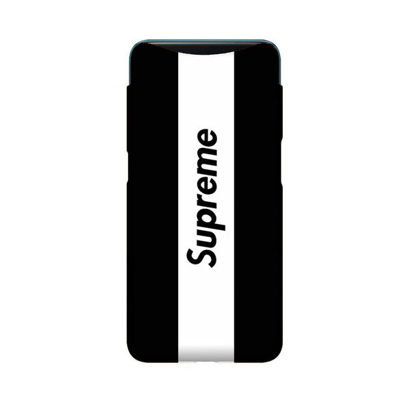 Supreme Mobile Back Case for Oppo Find X  (Design - 388)