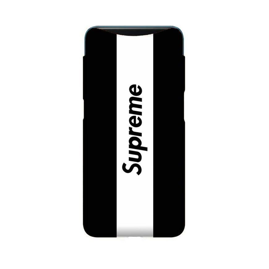 Supreme Mobile Back Case for Oppo Find X  (Design - 388)