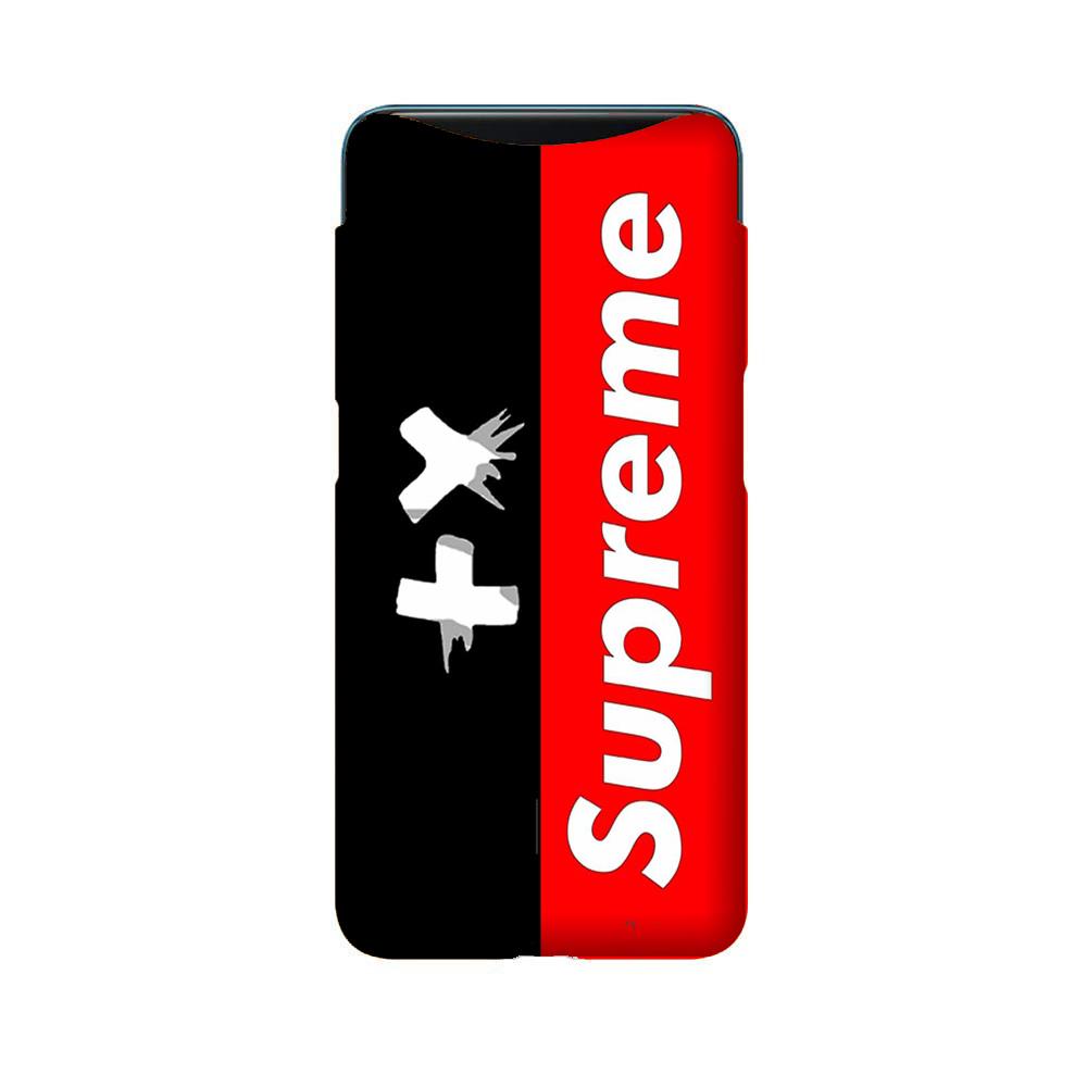 Supreme Mobile Back Case for Oppo Find X  (Design - 389)