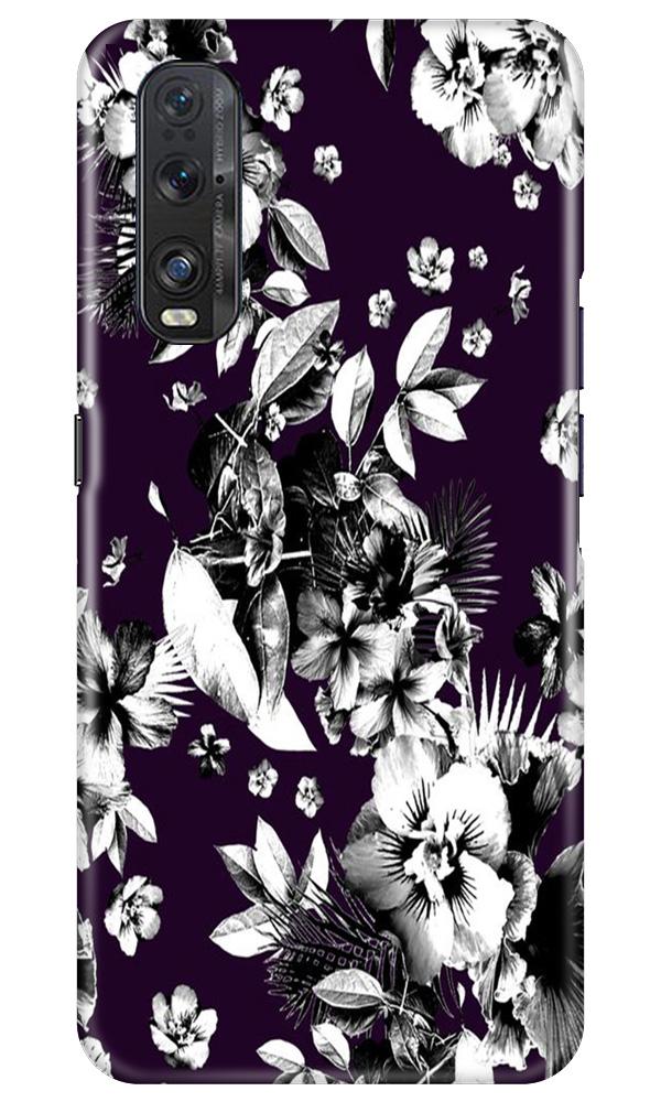 white flowers Case for Oppo Find X2