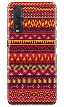 Zigzag line pattern2 Mobile Back Case for Oppo Find X2 (Design - 10)