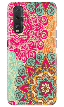 Rangoli art2 Mobile Back Case for Oppo Find X2 (Design - 29)