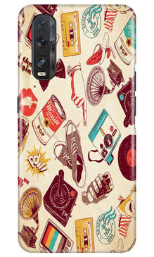 Vintage Mobile Back Case for Oppo Find X2 (Design - 35)