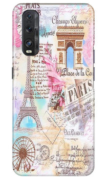 Paris Eiftel Tower Mobile Back Case for Oppo Find X2 (Design - 54)