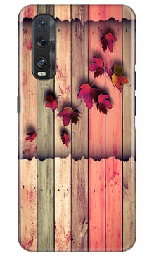 Wooden look2 Mobile Back Case for Oppo Find X2 (Design - 56)