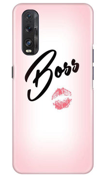 Boss Mobile Back Case for Oppo Find X2 (Design - 59)