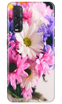 Coloful Daisy Mobile Back Case for Oppo Find X2 (Design - 73)