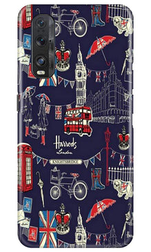 Love London Mobile Back Case for Oppo Find X2 (Design - 75)