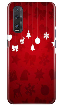 Christmas Mobile Back Case for Oppo Find X2 (Design - 78)