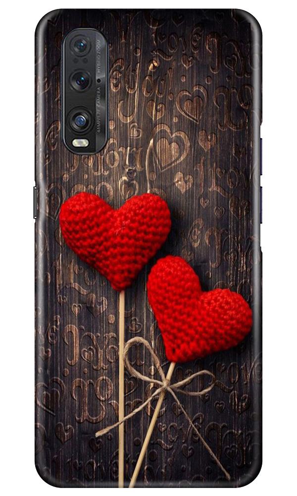 Red Hearts Case for Oppo Find X2