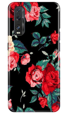 Red Rose2 Mobile Back Case for Oppo Find X2 (Design - 81)
