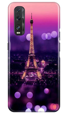 Eiffel Tower Mobile Back Case for Oppo Find X2 (Design - 86)
