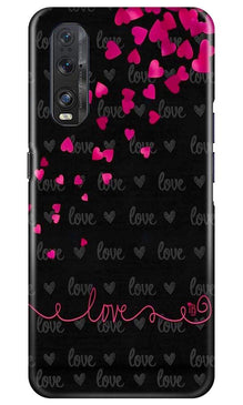 Love in Air Mobile Back Case for Oppo Find X2 (Design - 89)