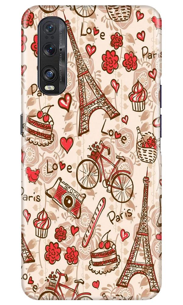 Love Paris Case for Oppo Find X2  (Design - 103)