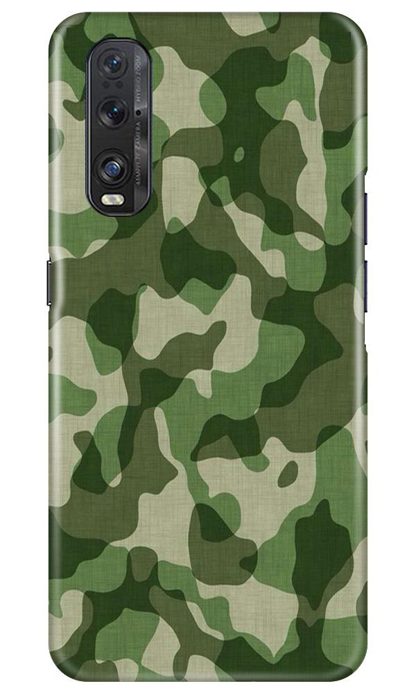 Army Camouflage Case for Oppo Find X2(Design - 106)