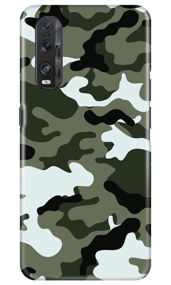Army Camouflage Case for Oppo Find X2(Design - 108)