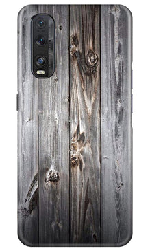 Wooden Look Mobile Back Case for Oppo Find X2  (Design - 114)