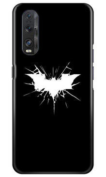 Batman Superhero Mobile Back Case for Oppo Find X2  (Design - 119)