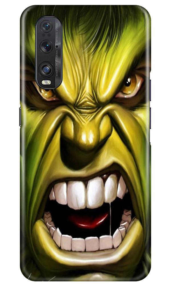 Hulk Superhero Case for Oppo Find X2  (Design - 121)